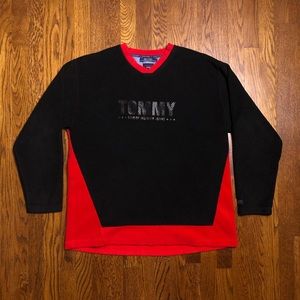 Tommy Hilfiger Jeans Fuzzy Color Blocked Fleece